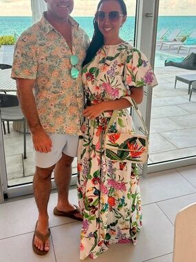 Tropical Skirt and Top Set